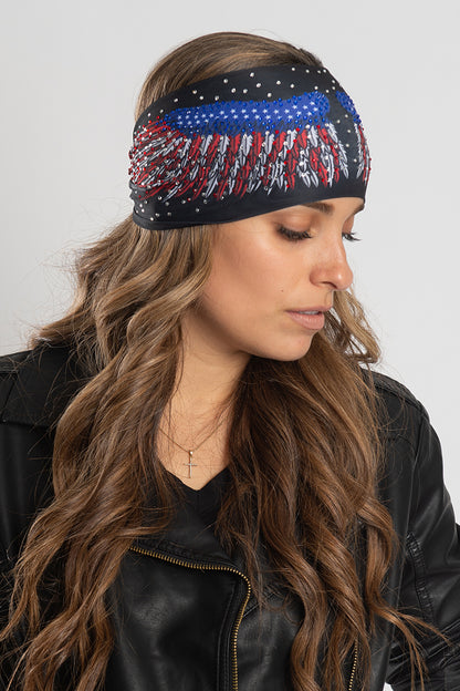 American Flag Wings w/Gems Ez Bandz Soaker Series