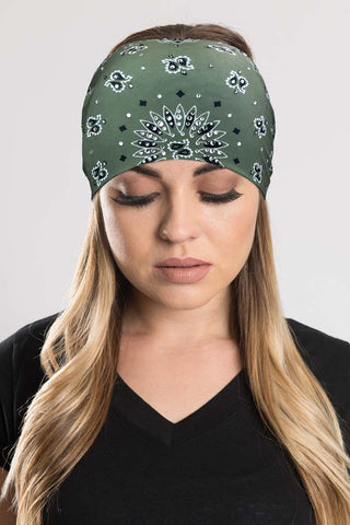 Olive Paisley w/Gems Ez Bandz Soaker Series