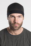 Solid Black Skull Cap Soaker