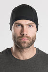 Solid Black Skull Cap Winter Weight