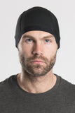 Solid Black Skull Cap Winter Weight