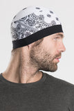 White Paisley Skull Cap Soaker