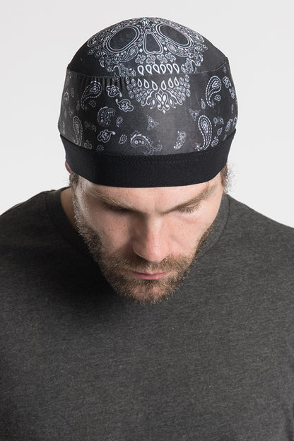 Skull Paisley Skull Cap Soaker