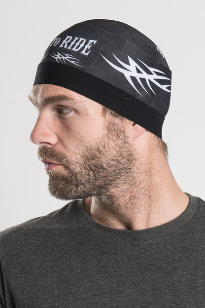 Live to Ride Skull Cap Soaker