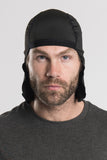 Solid Black w/Tails Skull Cap Soaker