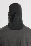 Solid Black w/Tails Skull Cap Winter Weight