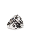  - Stainless Steel Ring - Raised Celtic V-Twin Engine Ring - 3