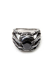  - Stainless Steel Ring - Black Zircon Skull Claws Ring - 1