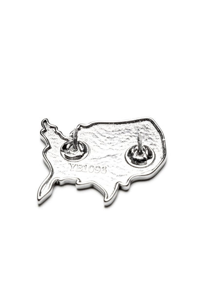 Wavy USA Flag Pin