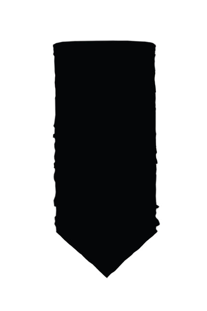 Solid Black Bandana Tube