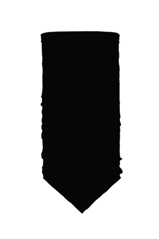 Solid Black Bandana Tube