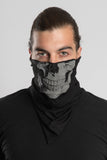 Human Skull (Light-Reflective) Bandana Tube