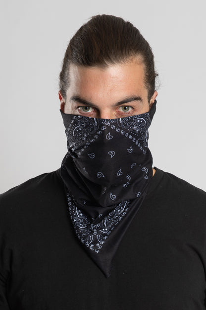 Black Bandana Bandana Tube
