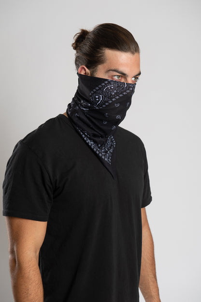 Black Bandana Bandana Tube