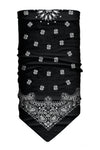 Black Paisley Bandana Tube