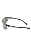 High Performance Matte Gray Biker Sunglasses