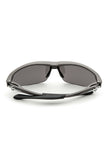 High Performance Matte Gray Biker Sunglasses