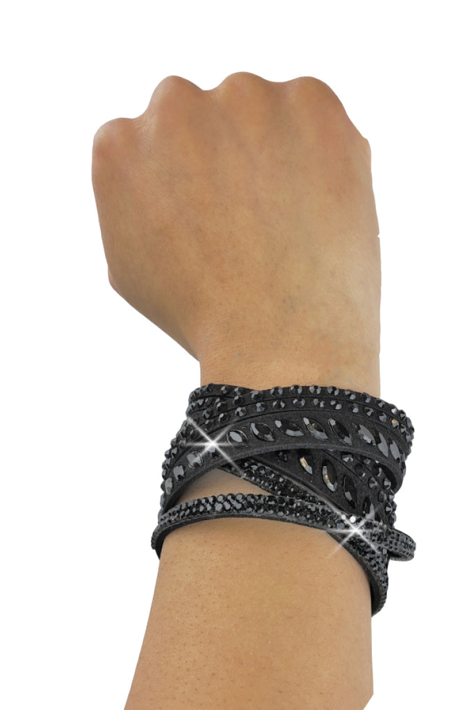 Swarovski Slake Simple Bracelet in Black