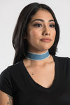 Plain Denim Choker