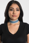 Bling Denim Choker