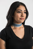 Bling Denim Choker