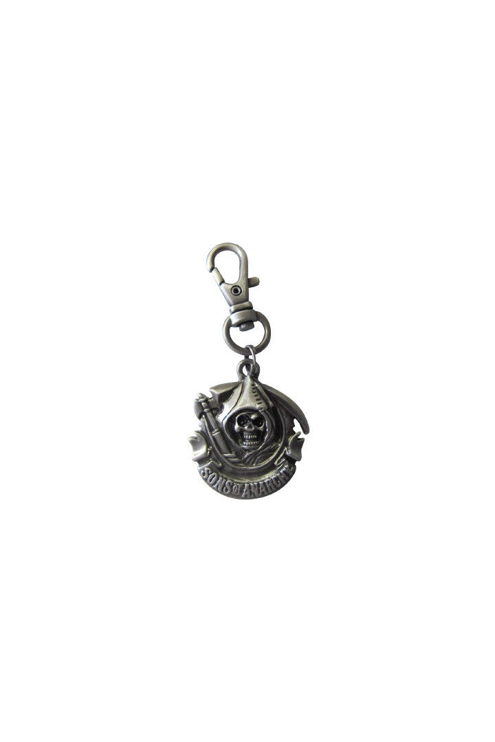  - Jacket Zipper Pull - SOA REAPER with Bottom Rocker Zipper Pull