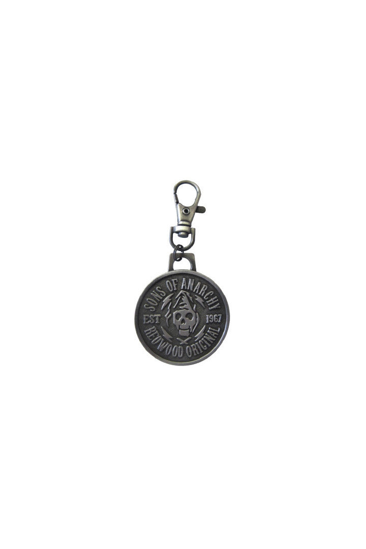 - Zipper Pulls - SOA Redwood Original Coin Zipper Pull