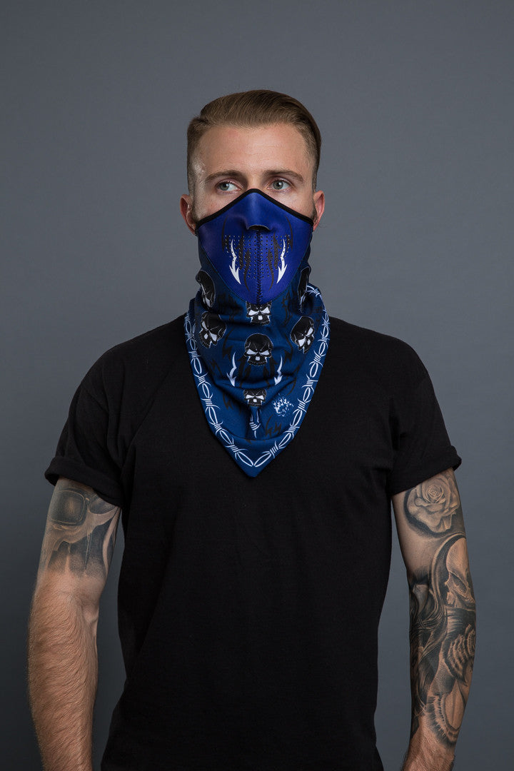  - Bandana Mask - Tribal Skull Bandana Mask - 3