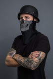  - Neoprene Mask - Real Human Skull Half Mask - 3