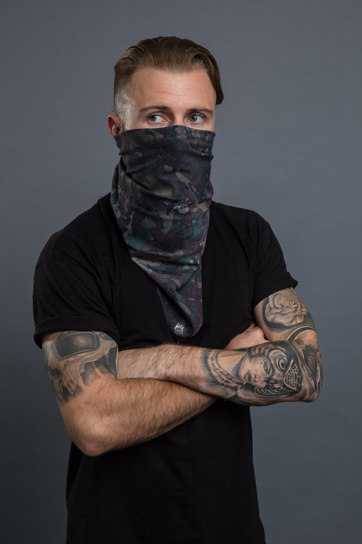 - Bandana - Vintage P.O.W. Camouflage Bandana - 2