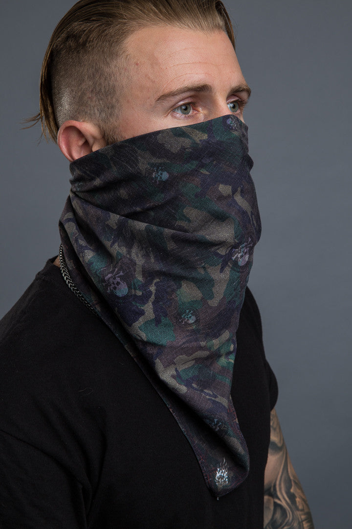  - Bandana - Vintage P.O.W. Camouflage Bandana - 1