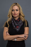 - Bandana - Roses Paisley Bandana - 3