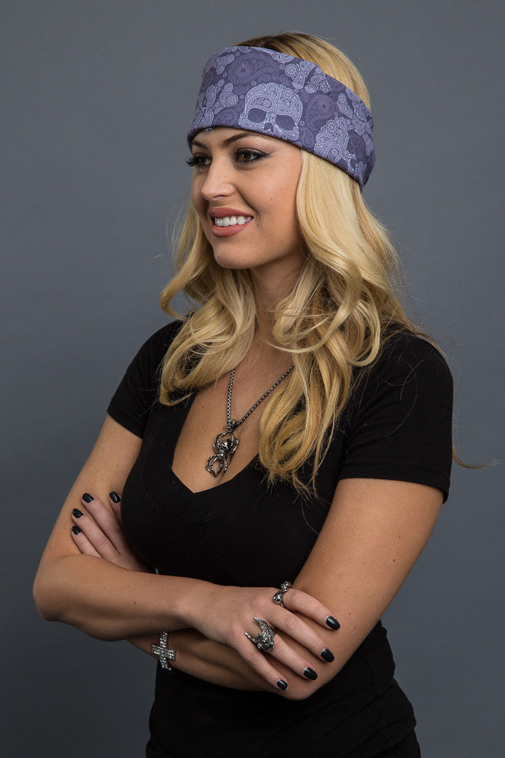  - Bandana - Paisley Skull Bandana - 5