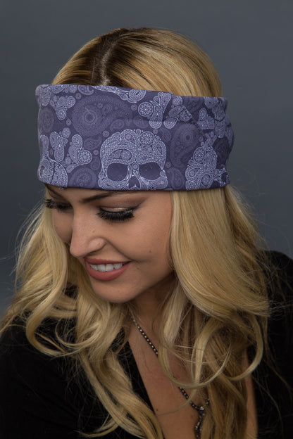  - Bandana - Paisley Skull Bandana - 3