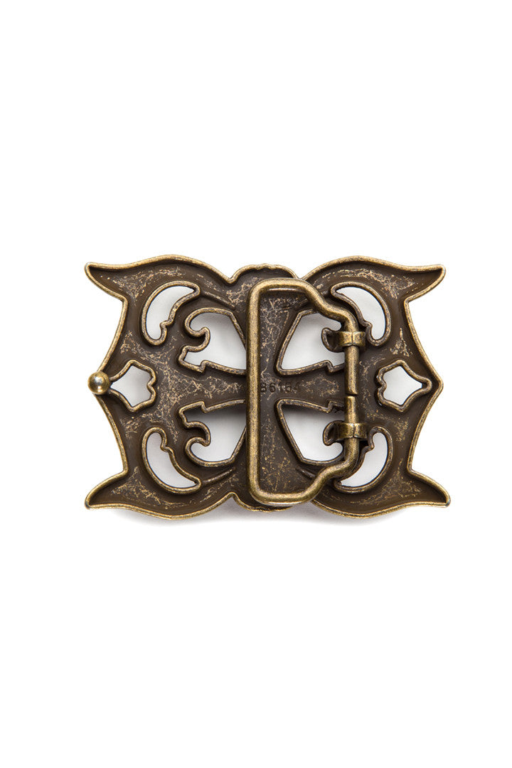  - Belt Buckle - Fleur de-lis Cross Belt Buckle - 2