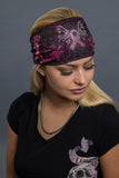  - Headband - Pink Ribbon Stone EZ Bandz - 2