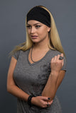Black - Headband - Solid Color EZ Bandz - 1