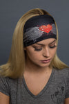  - Headband - Tribal Heart Wings Foil EZ Bandz - 3