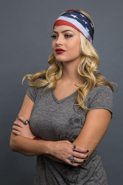  - Headband - Classic American Flag EZ Bandz - 2