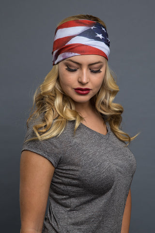  - Headband - Classic American Flag EZ Bandz - 4