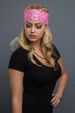  - Bandana Headband - Pink Ribbon Crystal EZ Dana - 5