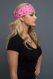  - Bandana Headband - Pink Ribbon Crystal EZ Dana - 6