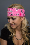  - Bandana Headband - Pink Ribbon Crystal EZ Dana - 2