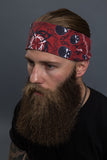  - Bandana Headband - Tribal Skulls EZ Dana - 4