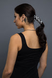 - Ponytail Holder - SOA Skull Metallic Nail Head Hair Glove - 3