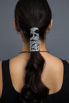  - Ponytail Holder - Skull Paisley Neoprene Hair Glove - 2