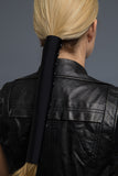 Black / 12 inch / Standard - Ponytail Holder - Classic Neoprene Hair Glove - 1