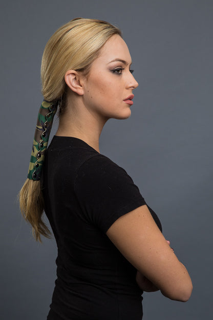  - Ponytail Holder - Camouflage Neoprene Hair Glove - 6