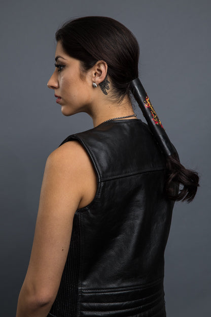  - Ponytail Holder - SOA Reaper Copper Studs Hair Glove - 6