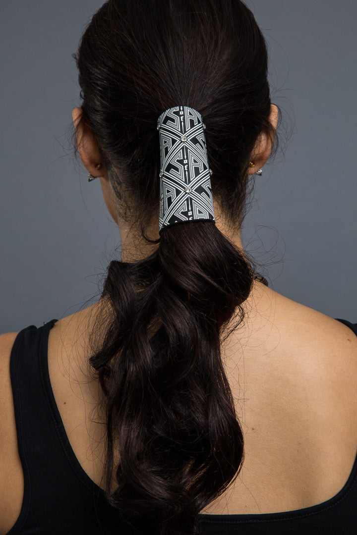  - Ponytail Holder - SOA Pattern Stone Hair Glove - 2